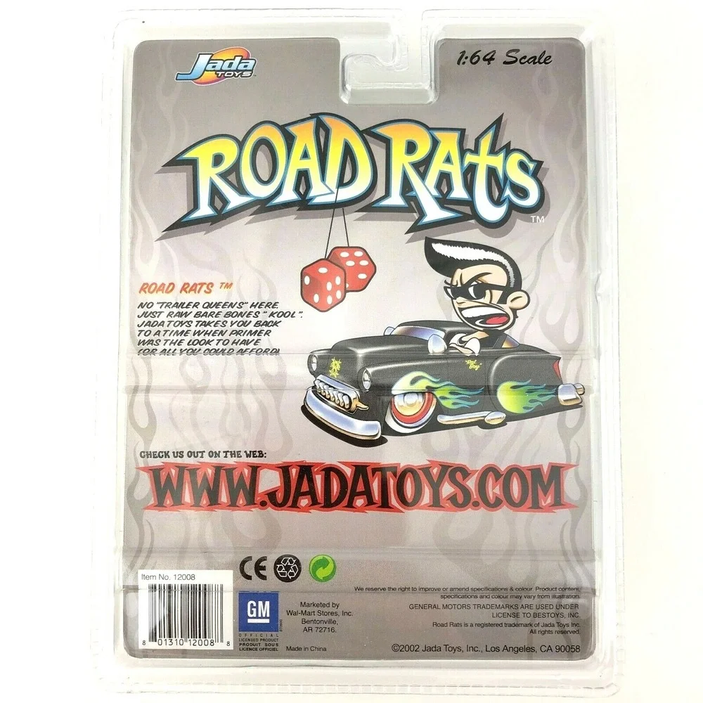 Jada Road Rats 1947 47‎ Cadillac Series 62 Car Gray Die Cast 1/64 Scale